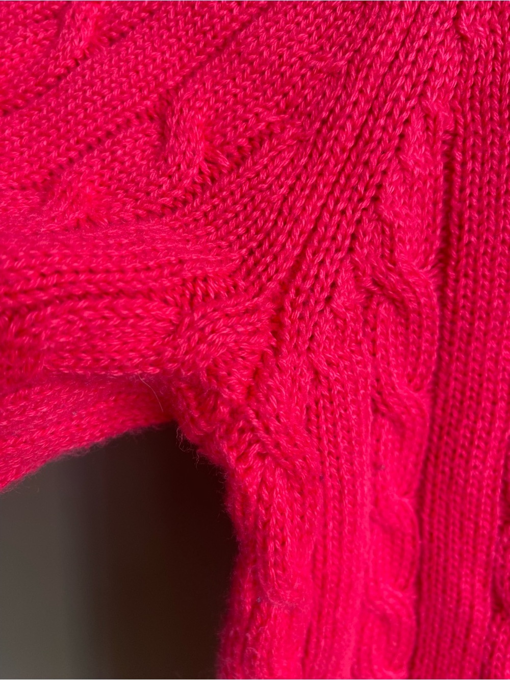 Lilly Pulitzer Women’s Cable Knit Crewneck Sweater - Pink Size L - Picture 7 of 12